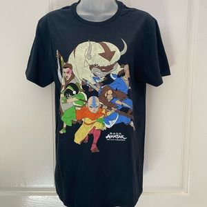 NEW wTag-Avatar The Last Airbender Black Tshirt S